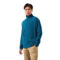 Poseidon Blue - Side - Craghoppers Mens Corey VI Half Zip Fleece Top