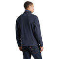 Dark Navy-Blue Navy Marl - Back - Craghoppers Mens Corey VI Half Zip Fleece Top
