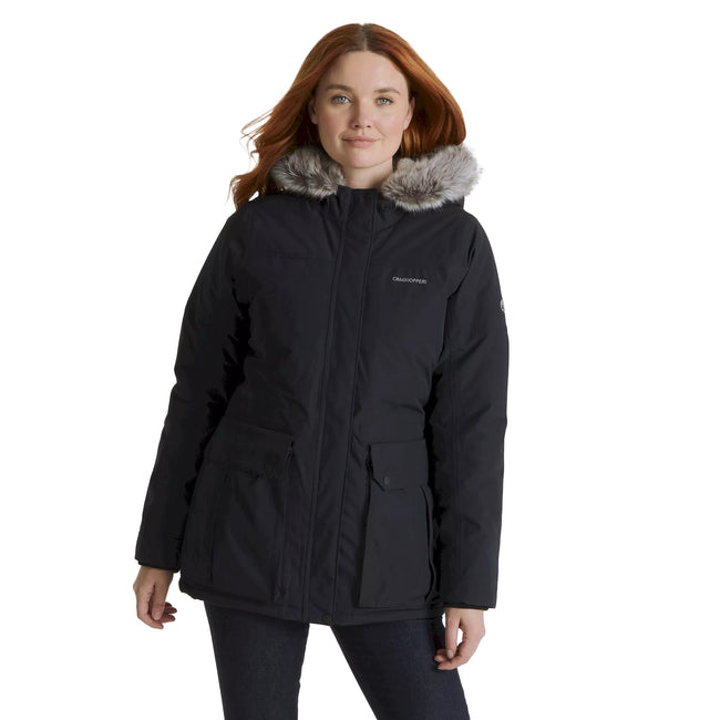 Dark Navy - Side - Craghoppers Womens-Ladies Elison Waterproof Jacket