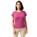 Raspberry - Back - Craghoppers Womens-Ladies Miri Quote Short-Sleeved T-Shirt