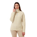 Pale Yellow - Back - Craghoppers Womens-Ladies Natalia Stripe Half Zip Sweatshirt