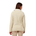 Pale Yellow - Side - Craghoppers Womens-Ladies Natalia Stripe Half Zip Sweatshirt