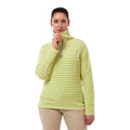 Lime Green - Back - Craghoppers Womens-Ladies Natalia Stripe Half Zip Sweatshirt