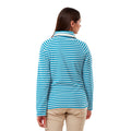 Mediterranean Blue - Side - Craghoppers Womens-Ladies Natalia Stripe Half Zip Sweatshirt
