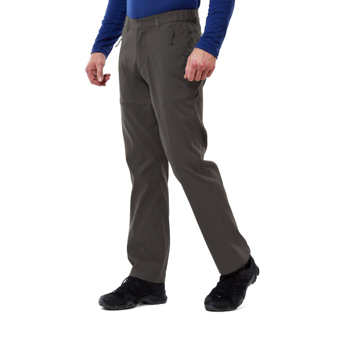Lead Grey - Close up - Craghoppers Mens Kiwi Pro II Trousers