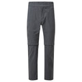 Lead Grey - Front - Craghoppers Mens Kiwi Pro II Convertible Trousers