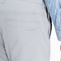 Cloud Grey - Close up - Craghoppers Mens Santos Nosilife Trousers