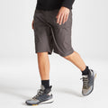 Black Pepper - Back - Craghoppers Mens Kiwi Long Length Shorts