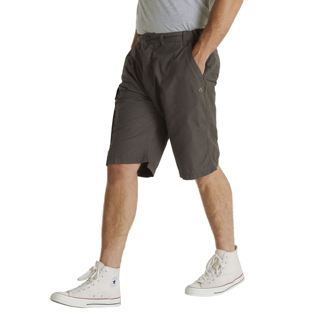 Bark - Front - Craghoppers Mens Kiwi Long Length Shorts