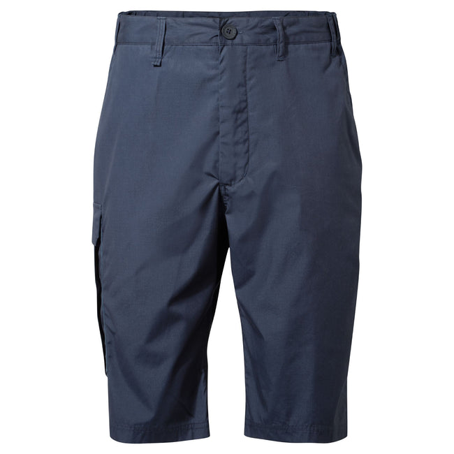 Steel Blue - Front - Craghoppers Mens Kiwi Long Length Shorts