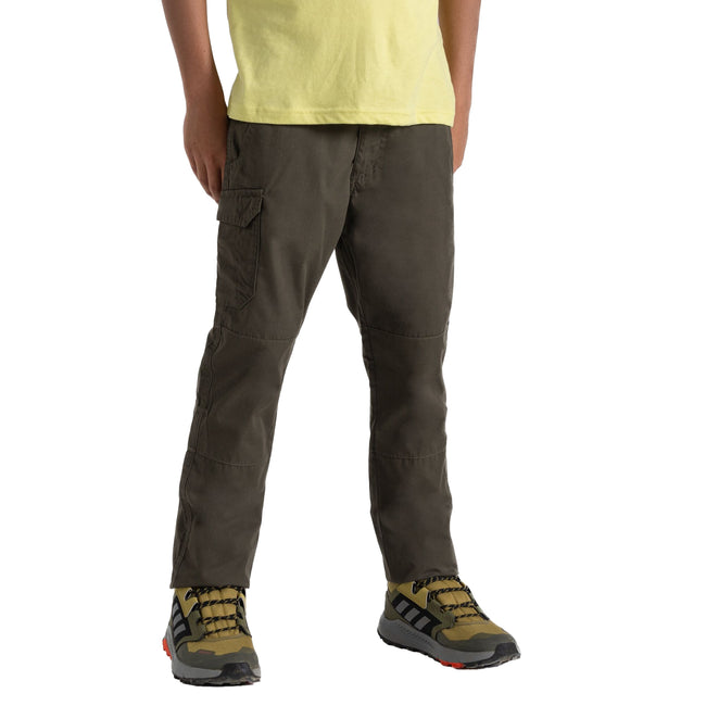 Woodland Green - Side - Craghoppers Childrens-Kids Kiwi II Trousers