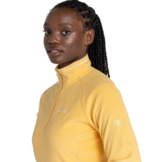 Dandelion - Pack Shot - Craghoppers Womens-Ladies Miska VI Half Zip Fleece