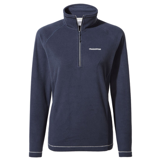 Navy - Front - Craghoppers Womens-Ladies Miska VI Half Zip Fleece