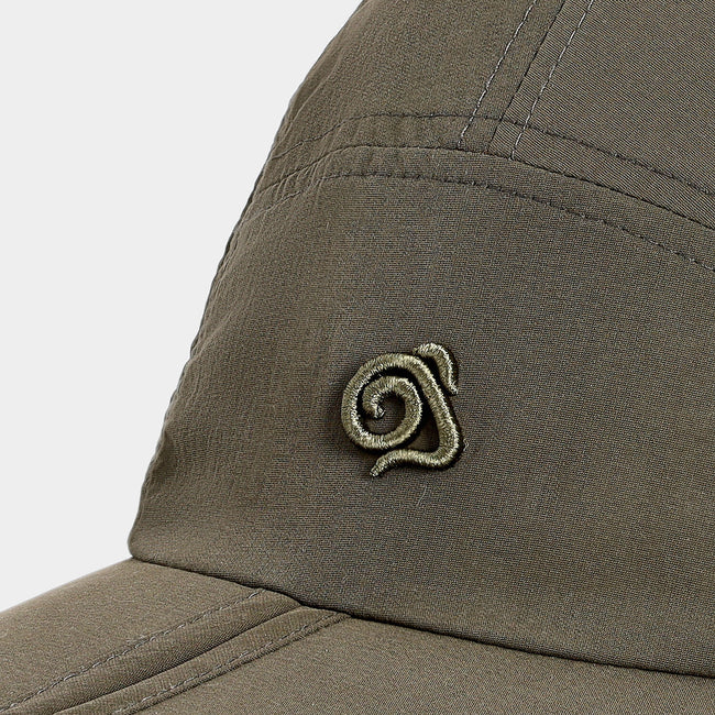 Woodland Green - Lifestyle - Craghoppers Mens Packable Nosilife Cap