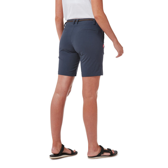 Navy - Side - Craghoppers Womens-Ladies Briar Nosilife Shorts