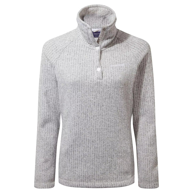 Soft Grey Marl - Front - Craghoppers Womens-Ladies Rozel Fleece Top