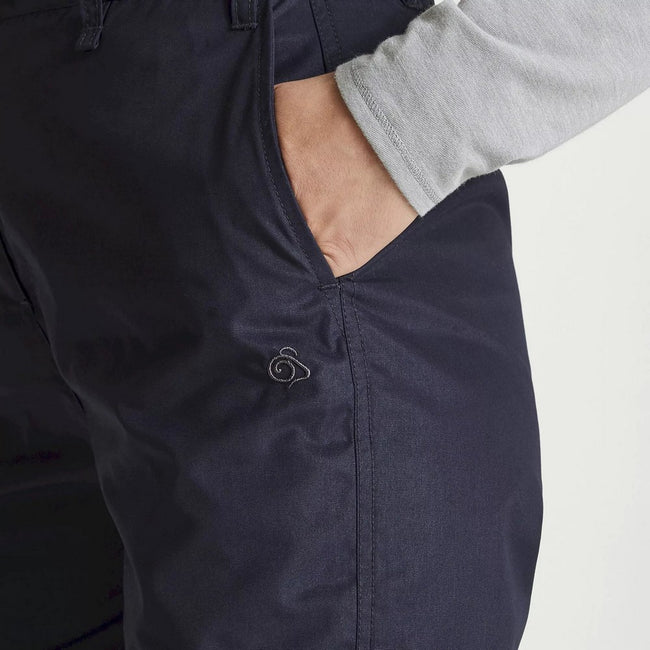 Dark Navy - Back - Craghoppers Womens-Ladies Expert Kiwi Trousers