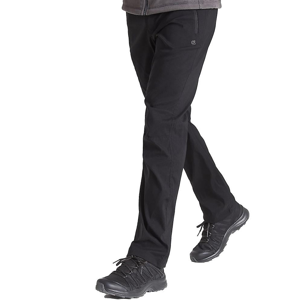 Black - Close up - Craghoppers Mens Expert Kiwi Pro Stretch Trousers