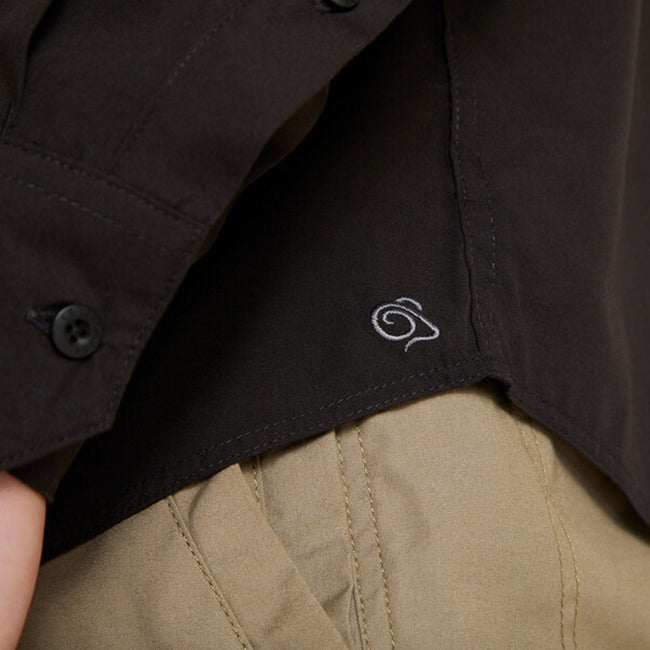 Black - Back - Craghoppers Mens Expert Kiwi Shirt