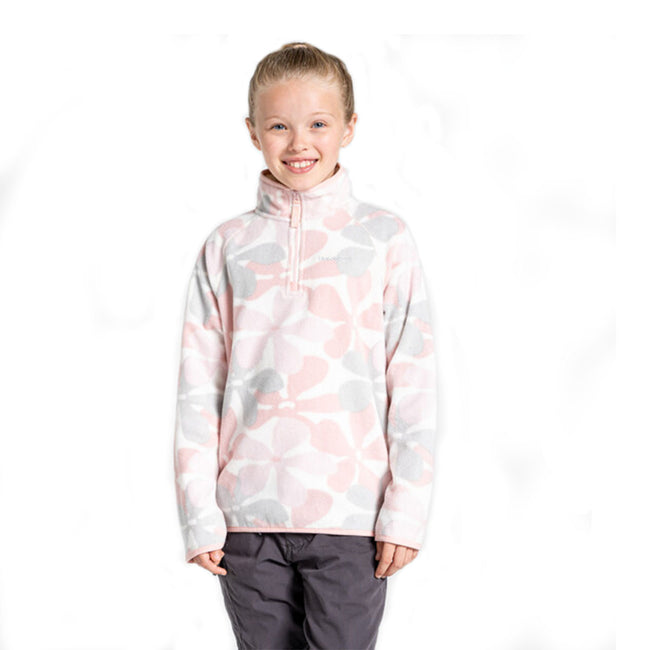 Pink Clay - Back - Craghoppers Childrens-Kids Gabriel Half Zip Fleece Top