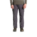 Black Pepper - Side - Craghoppers Mens Hiking Trousers