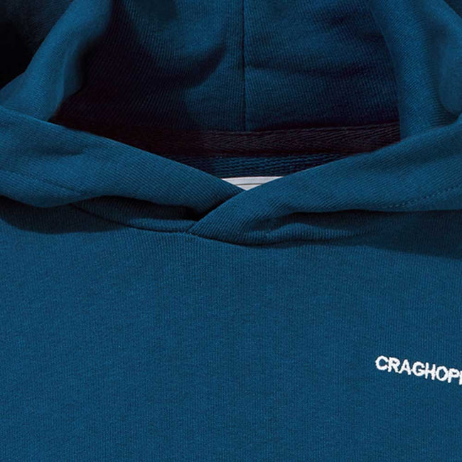 Poseidon Blue - Side - Craghoppers Childrens-Kids Nosilife Baylor Hoodie
