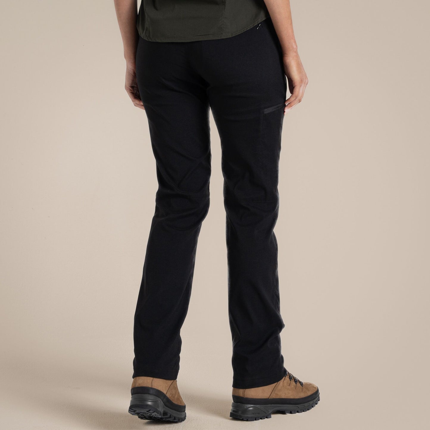 Black - Close up - Craghoppers Womens-Ladies Expert Kiwi Pro Stretch Trousers