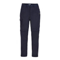 Dark Navy - Front - Craghoppers Womens-Ladies Expert Kiwi Convertible Trousers