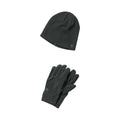 Black Pepper - Side - Craghoppers Unisex Adult Hat And Gloves Set
