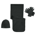 Black Pepper - Front - Craghoppers Unisex Adult Hat And Gloves Set