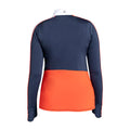 Blue Navy - Back - Craghoppers Womens-Ladies Nosilife Marcella Half Zip Long-Sleeved Top