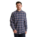 Blue Navy - Back - Craghoppers Mens Checked Long-Sleeved Shirt