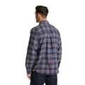 Blue Navy - Side - Craghoppers Mens Checked Long-Sleeved Shirt