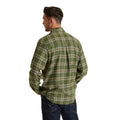 Bottle Green - Side - Craghoppers Mens Checked Long-Sleeved Shirt