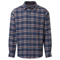 Blue Navy - Front - Craghoppers Mens Checked Long-Sleeved Shirt