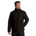 Black - Side - Craghoppers Mens Trillick Insulated Padded Jacket