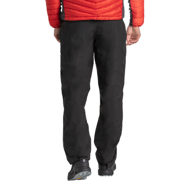 Black - Side - Craghoppers Mens Steall II Waterproof Trousers