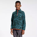 Spruce Green - Pack Shot - Craghoppers Childrens-Kids Gabriel Contrast Fleece Top