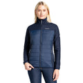 Blue Navy - Side - Craghoppers Womens-Ladies Shanice Hybrid Padded Jacket