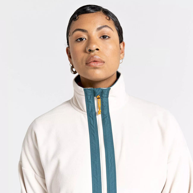 Ecru - Side - Craghoppers Unisex Adult Welwood Fleece Top