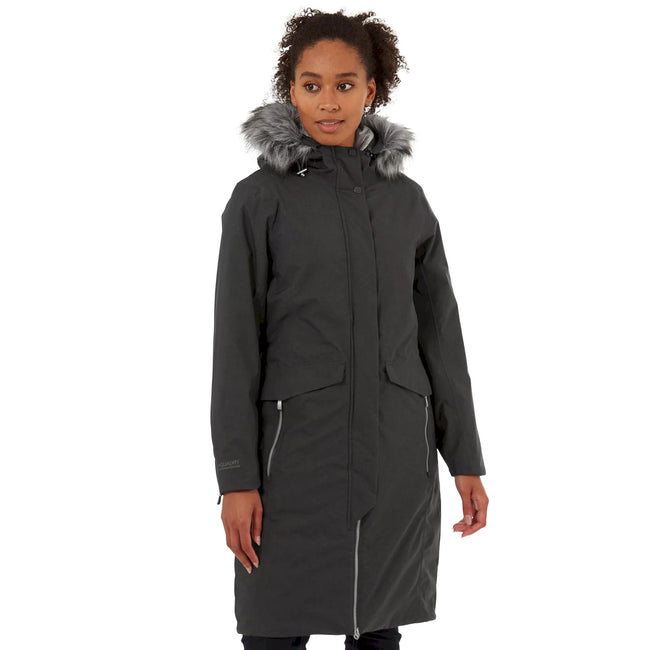 Charcoal - Side - Craghoppers Womens-Ladies Suona Waterproof Jacket