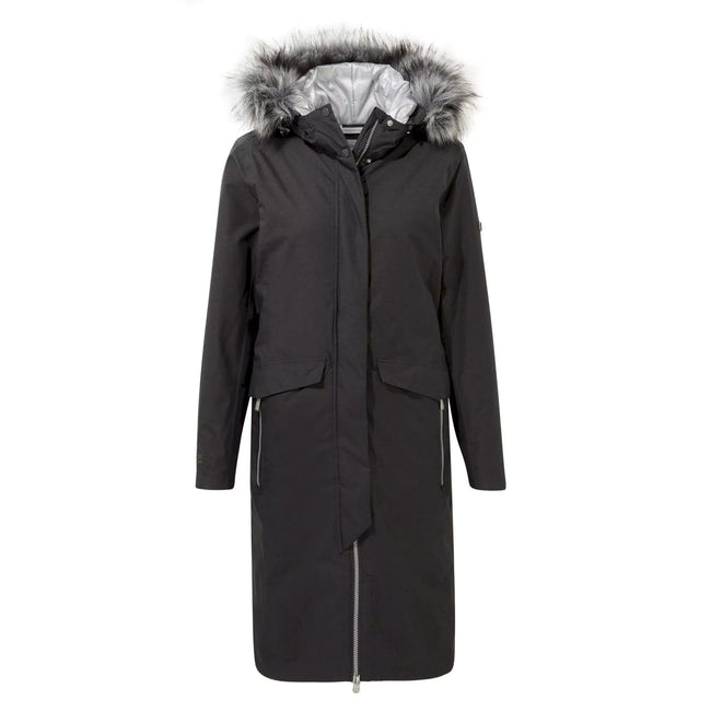 Charcoal - Front - Craghoppers Womens-Ladies Suona Waterproof Jacket