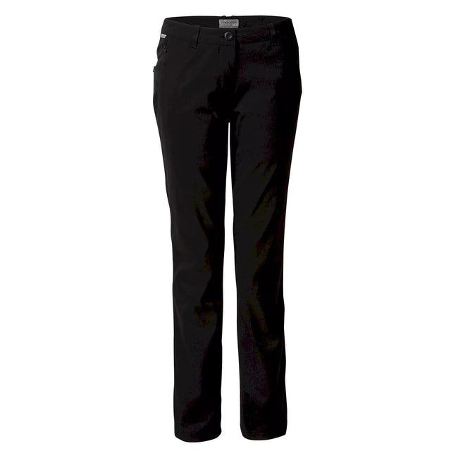 Black - Front - Craghoppers Womens-Ladies Kiwi Pro II Hiking Trousers