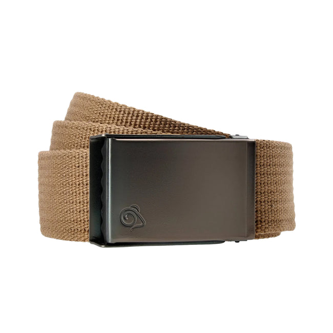 Taupe - Back - Craghoppers Explorer Logo Belt