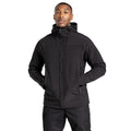 Black - Side - Craghoppers Mens Expert Active Hooded Soft Shell Jacket