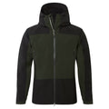Dark Cedar Green-Black - Front - Craghoppers Mens Expert Active Jacket