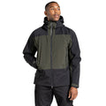 Dark Cedar Green-Black - Side - Craghoppers Mens Expert Active Jacket
