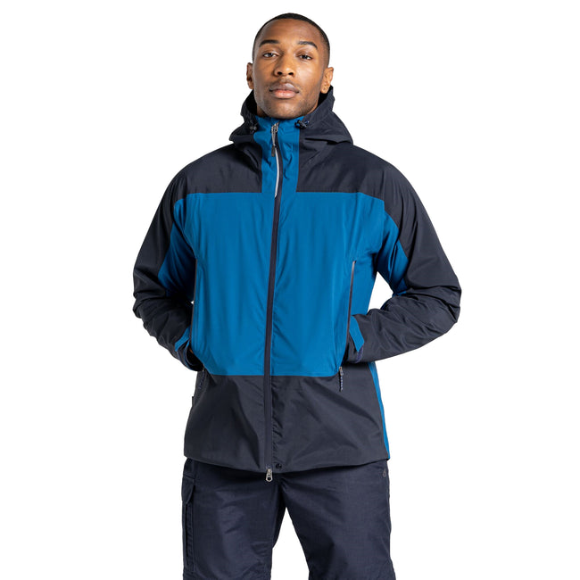 Poseidon Blue-Dark Navy - Side - Craghoppers Mens Expert Active Jacket