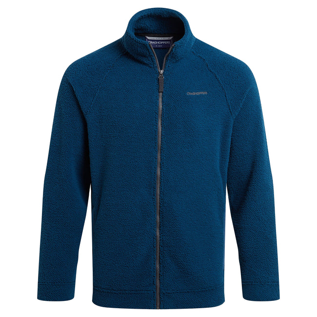 Tourmaline Blue - Front - Craghoppers Mens Karlton Full Zip Fleece Jacket