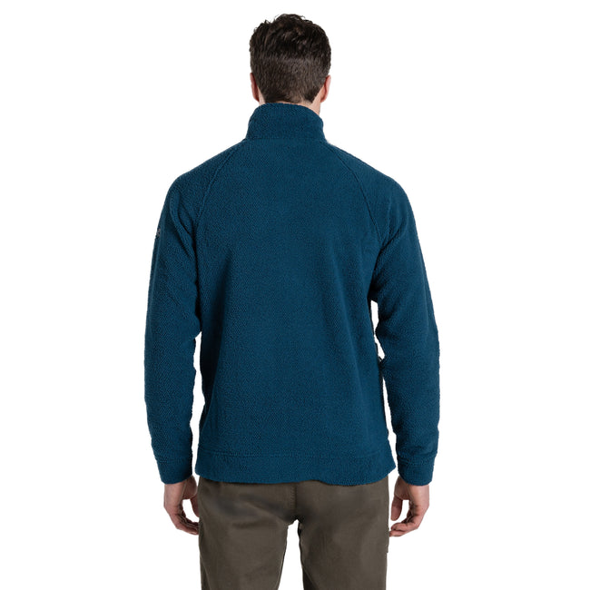Tourmaline Blue - Back - Craghoppers Mens Karlton Full Zip Fleece Jacket